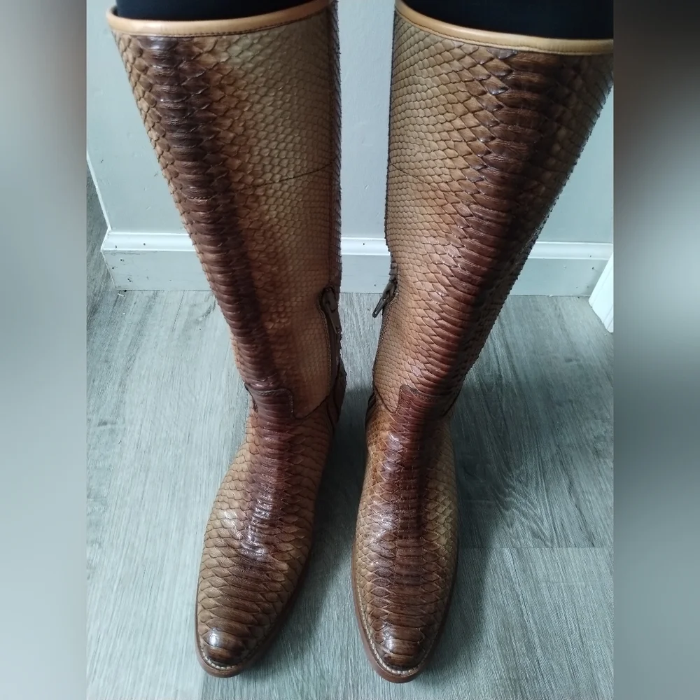 Prada Python Boots 10